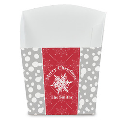 Snowflakes French Fry Favor Boxes (Personalized)