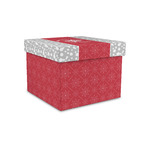 Snowflakes Gift Box with Lid - Canvas Wrapped - Small (Personalized)