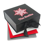 Snowflakes Gift Box with Magnetic Lid (Personalized)