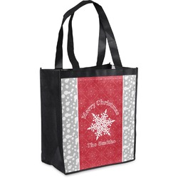 Snowflakes Grocery Bag (Personalized)