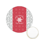 Snowflakes Printed Cookie Topper - 1.25" (Personalized)