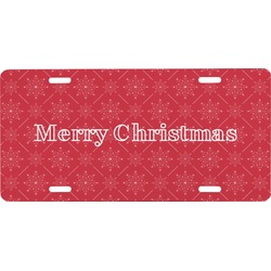 Snowflakes Front License Plate (Personalized)