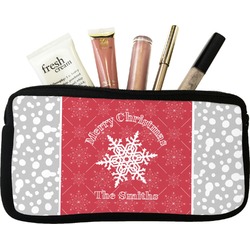 Snowflakes Makeup / Cosmetic Bag (Personalized)