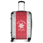 Snowflakes Suitcase - 24" Medium - Checked (Personalized)