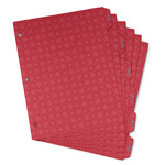 Snowflakes Binder Tab Divider - Set of 6 (Personalized)