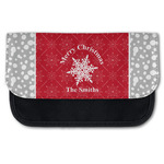 Snowflakes Canvas Pencil Case w/ Name or Text