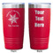 Snowflakes Red Polar Camel Tumbler - 20oz - Double Sided - Approval