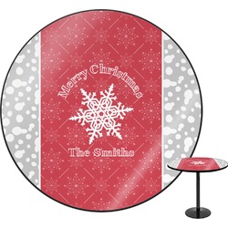 Snowflakes Round Table (Personalized)