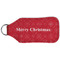 Snowflakes Sanitizer Holder Keychain - Large (Back)