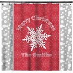 Snowflakes Shower Curtain - Custom Size (Personalized)