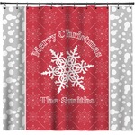 Snowflakes Shower Curtain (Personalized)