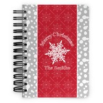 Snowflakes Spiral Notebook - 5x7 w/ Name or Text