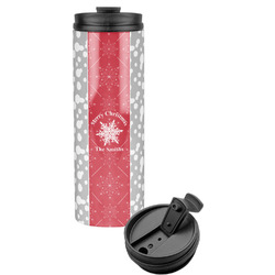 Snowflakes Stainless Steel Skinny Tumbler (Personalized)