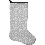 Snowflakes Holiday Stocking - Single-Sided - Neoprene