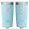 Snowflakes Teal Polar Camel Tumbler - 20oz -Double Sided - Approval