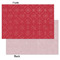 Snowflakes Tissue Paper - Lightweight - Small - Front & Back