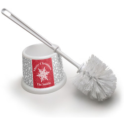 Snowflakes Toilet Brush (Personalized)