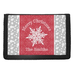 Snowflakes Trifold Wallet (Personalized)