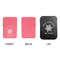 Snowflakes Windproof Lighters - Pink, Single Sided, w Lid - APPROVAL