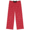 Snowflakes Womens Pjs - Flat Front
