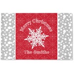 Snowflakes Woven Mat (Personalized)