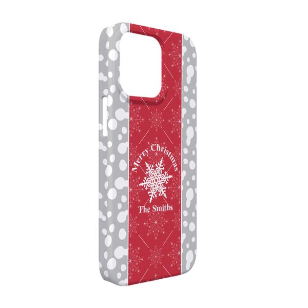 Custom Snowflakes iPhone Case - Plastic - iPhone 13 (Personalized)