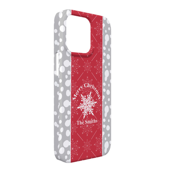 Custom Snowflakes iPhone Case - Plastic - iPhone 13 Pro Max (Personalized)