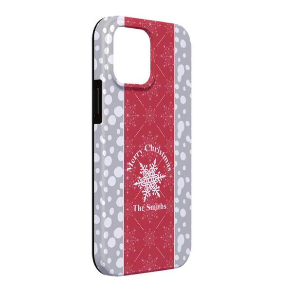 Custom Snowflakes iPhone Case - Rubber Lined - iPhone 13 Pro Max (Personalized)