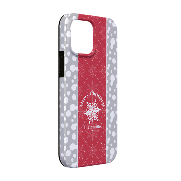 Custom Snowflakes iPhone Case - Rubber Lined - iPhone 13 Pro (Personalized)