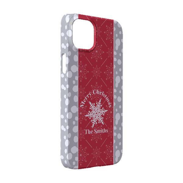 Custom Snowflakes iPhone Case - Plastic - iPhone 14 Pro (Personalized)