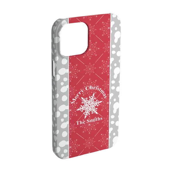 Custom Snowflakes iPhone Case - Plastic - iPhone 15 (Personalized)