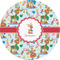 Reindeer 1" Multipurpose Round Labels - Single Sticker