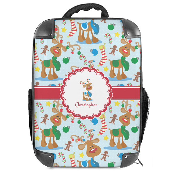 Custom Reindeer Hard Shell Backpack (Personalized)