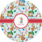 Reindeer 5" Multipurpose Round Label - Single Sticker