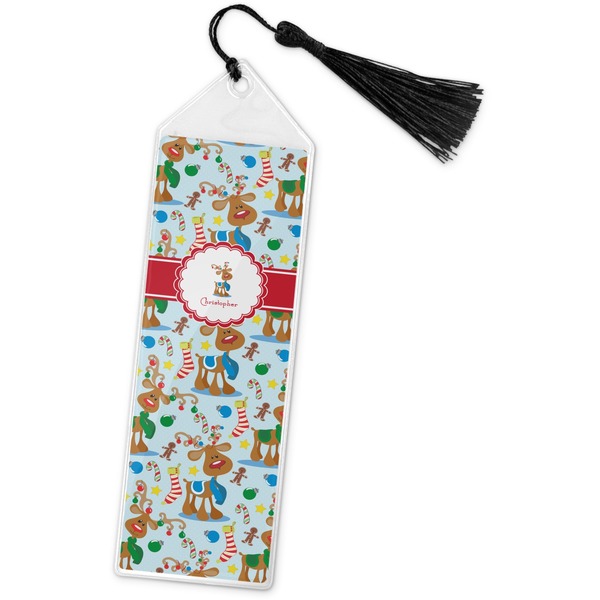 Custom Reindeer Book Mark w/Tassel (Personalized)