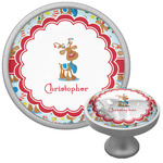 Reindeer Cabinet Knob (Silver) (Personalized)