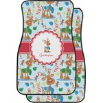 Reindeer Car Floor Mats (Front Seat) (Personalized)