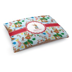 Reindeer Dog Bed - Medium w/ Name or Text