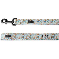 Reindeer Deluxe Dog Leash - 4 ft (Personalized)