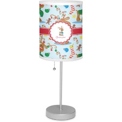 Reindeer 7" Drum Lamp with Shade Linen (Personalized)