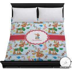 Reindeer Duvet Cover - Full / Queen (Personalized)