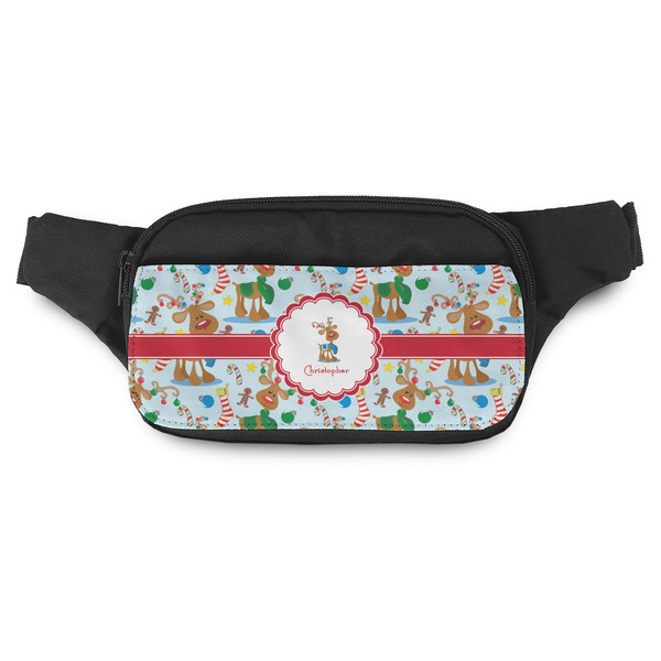 Custom Reindeer Fanny Pack - Modern Style (Personalized)