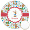 Reindeer Icing Circle - Large - Front