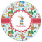 Reindeer Icing Circle - Large - Single