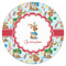 Reindeer Icing Circle - Small - Single