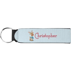 Reindeer Neoprene Keychain Fob (Personalized)