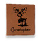 Reindeer Leather Binder - 1" - Rawhide - Front View