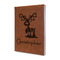 Reindeer Leather Sketchbook - Small - Double Sided - Angled View
