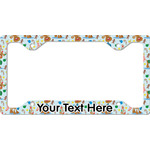 Reindeer License Plate Frame - Style C (Personalized)