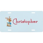 Reindeer Front License Plate (Personalized)